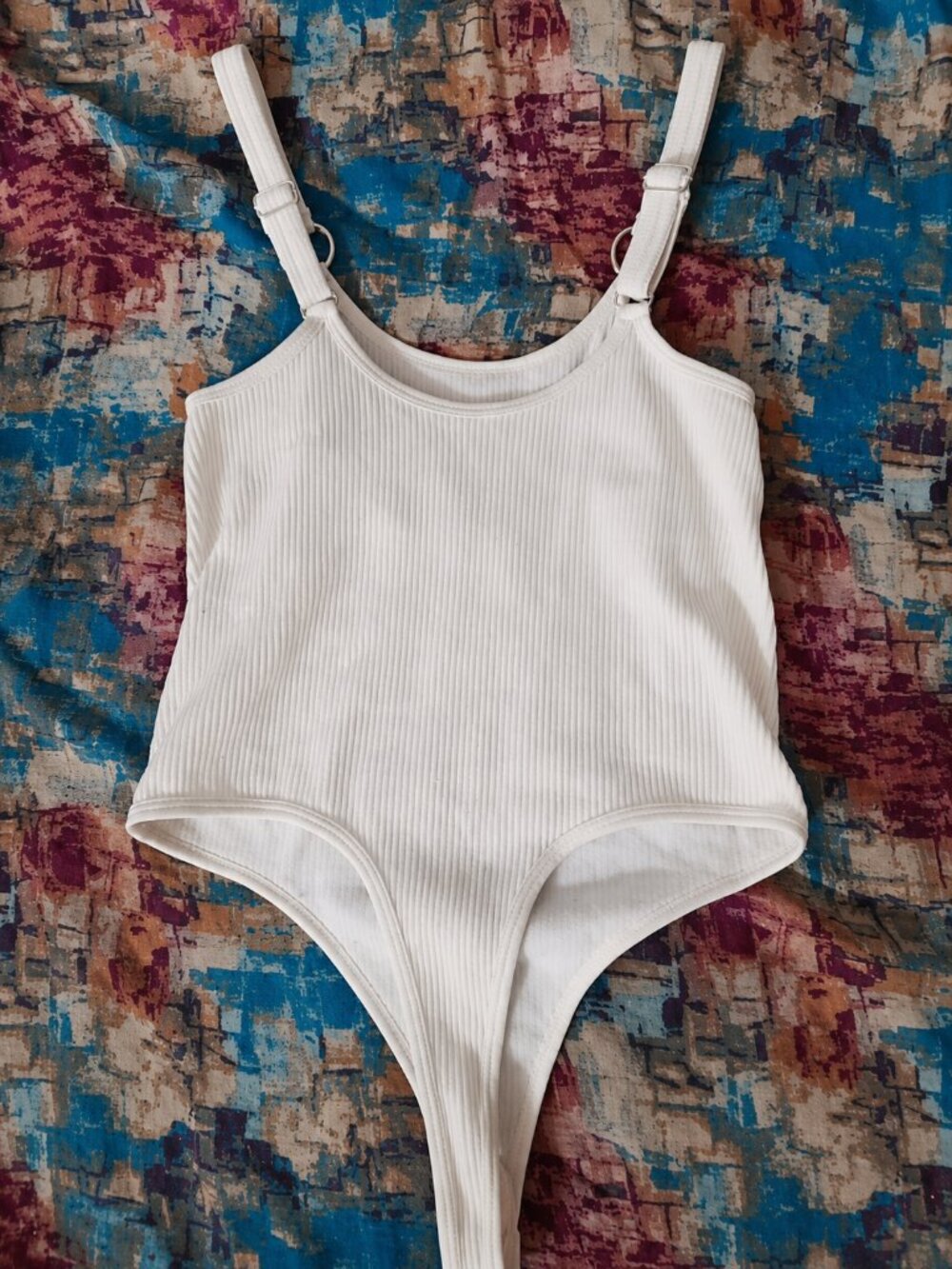 Vanilla Cloud — Body côtelé blanc 🤍